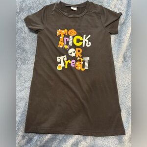 SHEIN Girls Halloween Dress - Size 5Y - “Trick or Treat” Graphic- Never worn